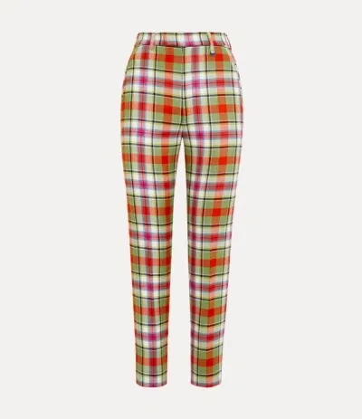 Vivienne Westwood Cigarette Trousers In Multi