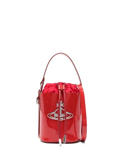 Vivienne Westwood Daisy Bucket Bag In Red