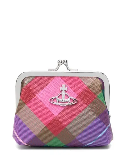 Vivienne Westwood Frame Coin Purse In Pink