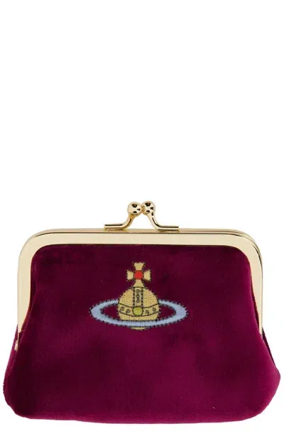 Vivienne Westwood Frame Coin Purse In Purple