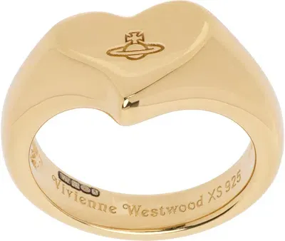 Vivienne Westwood Gold Marybelle Ring In Gold (925)