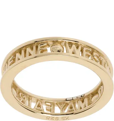 Vivienne Westwood Gold Westminster Ring In P102 Gold