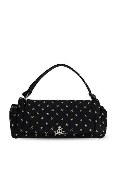 Vivienne Westwood Hazel Xl Shoulder Bag In Black