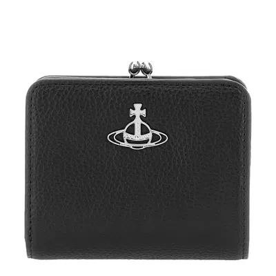 Vivienne Westwood Logo Plaque Bi In Black