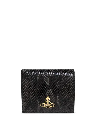 Vivienne Westwood Logo Wallet In Black