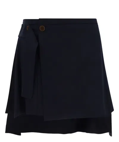 Vivienne Westwood Meghan Mini Skirt In Blue