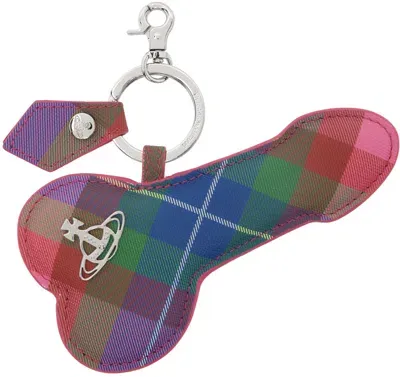 Vivienne Westwood Multicolor Flat Penis Keychain In Aw24-g301