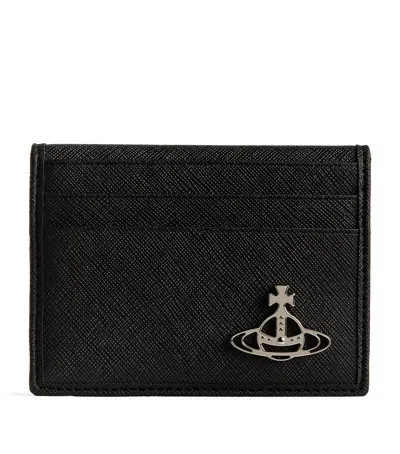 Vivienne Westwood Orb Card Holder In Black