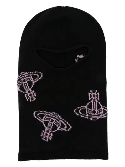 Vivienne Westwood Orb-motif Balaclava In Black