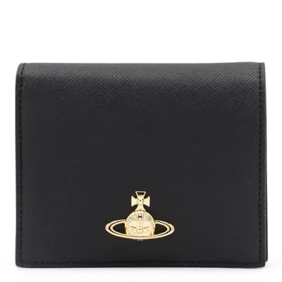 Vivienne Westwood Orb Plaque Bi In Black