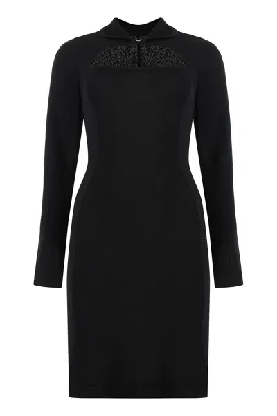 Vivienne Westwood Pamela Virgin Wool Dress In Black