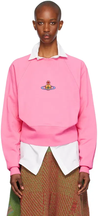 Vivienne Westwood Pink Athletic Sweatshirt In G409 Pink