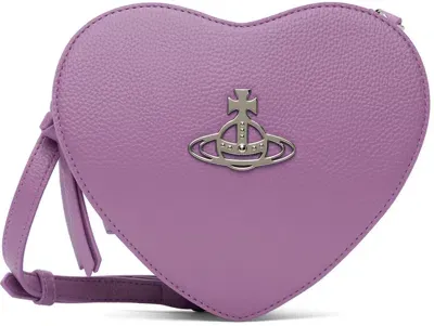 Vivienne Westwood Purple Louise Heart Crossbody Bag In J401 Purple