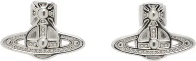 Vivienne Westwood Silver Oslo Earrings In Ss22-p019