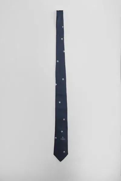 Vivienne Westwood Tie Cm 7 Tie In Blue