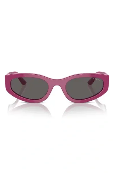 Vogue 54mm Cat Eye Sunglasses In Fuchsia