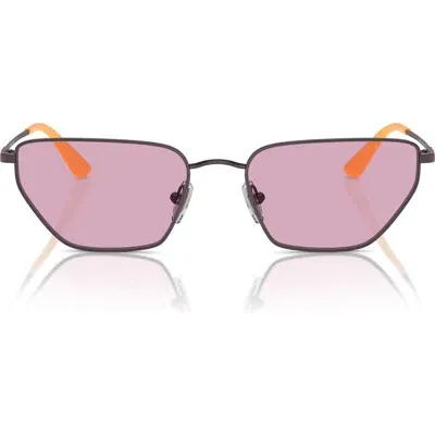 Vogue 56mm Irregular Sunglasses In Pink