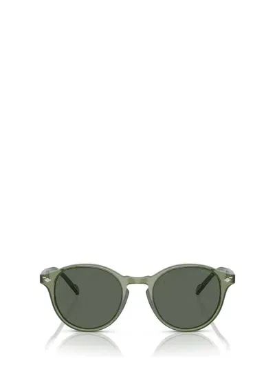 Vogue Eyewear Oval Frame Sunglasses In Transparent Green