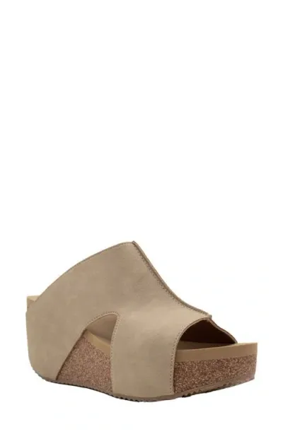 Volatile Cassatt Platform Wedge Slide Sandal