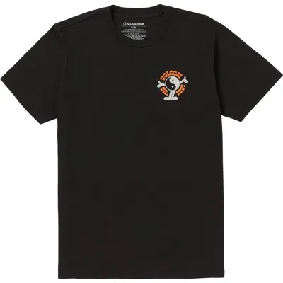 Volcom Happy Days Graphic T-shirt In Black