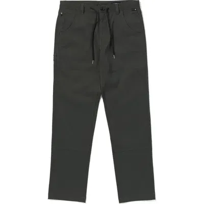 Volcom Stone Trail Master Ii Water-repellent Twill Pants In Stealth