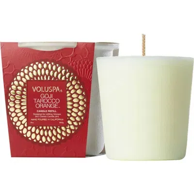 Voluspa Goji Tarocco Orange Classic Candle Refill