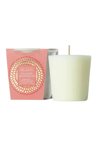 Voluspa Kalahari Watermelon Classic Candle Refill In White