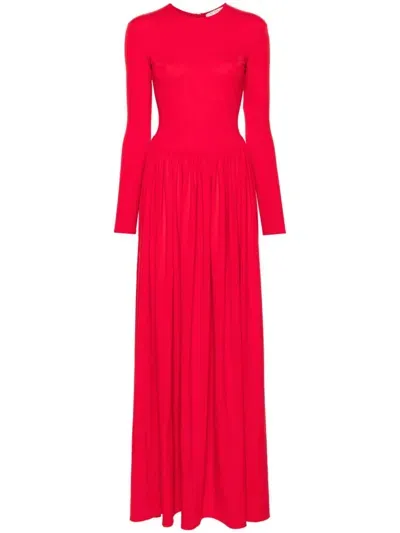 V:pm Atelier Harper Maxi Dress In Red