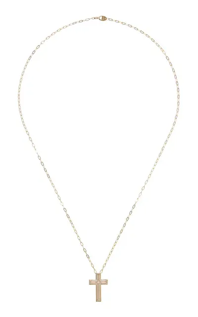 Vrai Cross 18k Yellow Gold Diamond Necklace