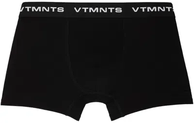 Vtmnts Black Logo-woven Boxer Briefs