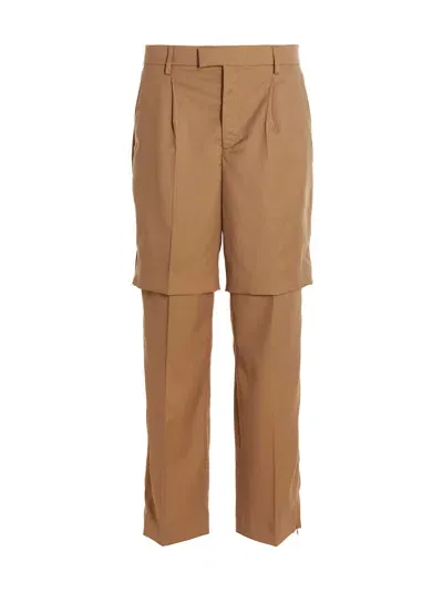 Vtmnts Tailored Pants In Brown