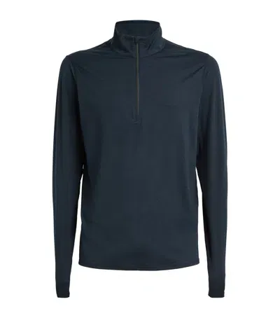 Vuori Ease Performance 2.0 Half-zip Sweatshirt In Navy