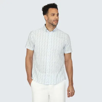 Vustra Waves Short Sleeve Shirt In White