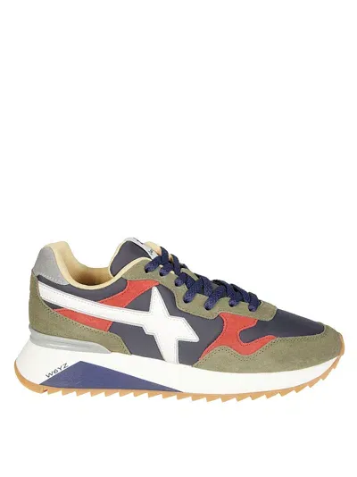 W6yz Sneakers Yak Suede In Camouflage