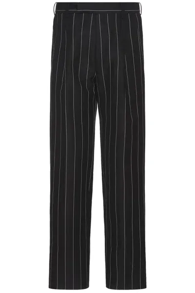 Wacko Maria Double Pleated Trousers In Black