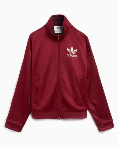 Wales Bonner X Adidas Wb W Track Top In Burgundy