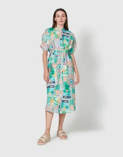 Walnut Melbourne Berlin Shirt Dress In Copacabana