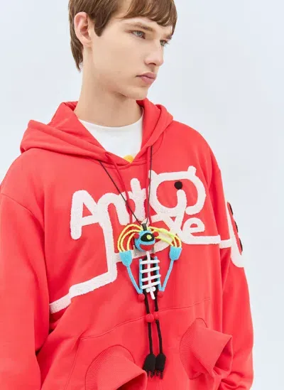 Walter Van Beirendonck Alien Love Necklace In Blue