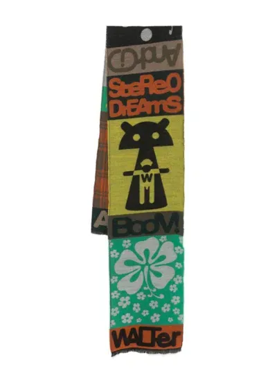 Walter Van Beirendonck Alowa Scarf In Green