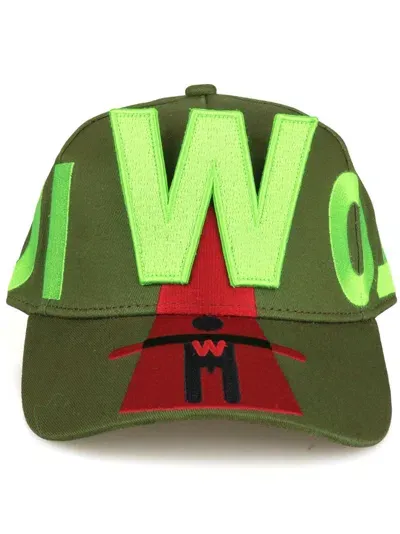 Walter Van Beirendonck Atomic Cap In Green