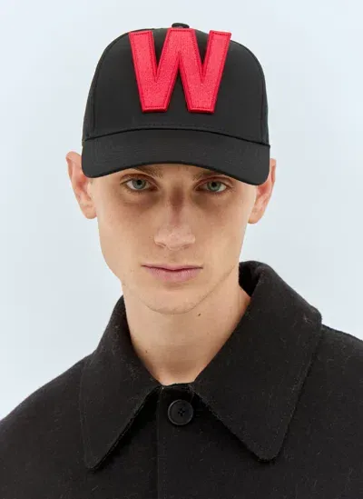 Walter Van Beirendonck W Baseball Cap In Black