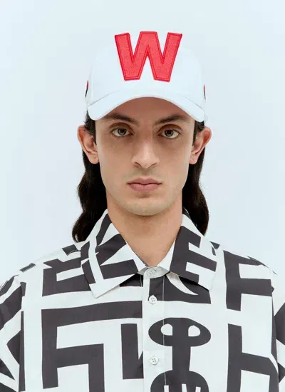 Walter Van Beirendonck W Baseball Cap In White