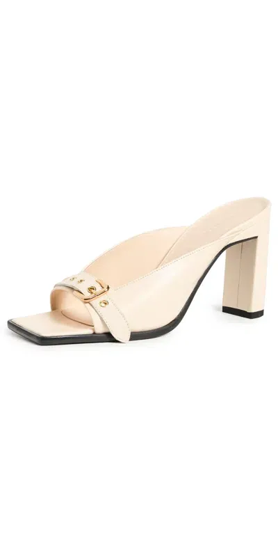 Wandler Isa Sandal In Pearl_cream