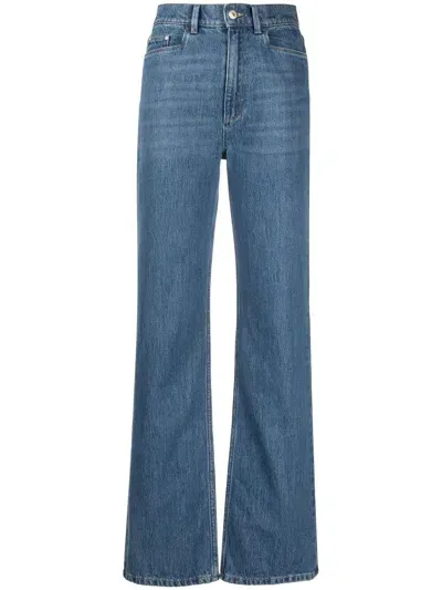 Wandler Rose High-waisted Jeans In Blue