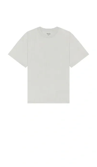 Wao The Oversized Tee In Washed Gray