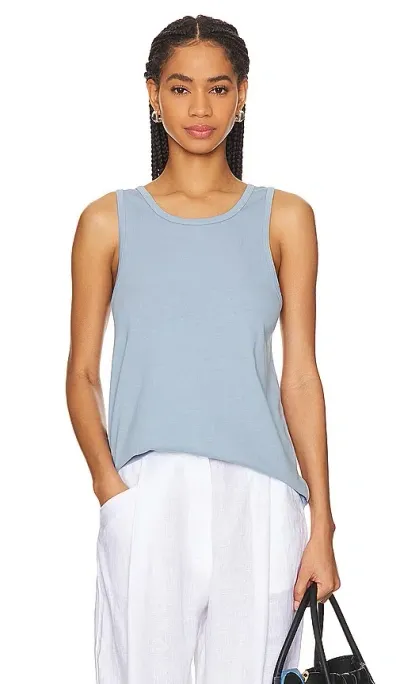 Wao The Relaxed Tank In Dusty Blue