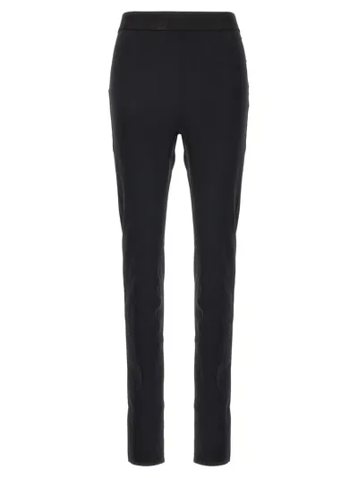 Wardrobe Nyc 'bonded Back Zip' Leggings In Black