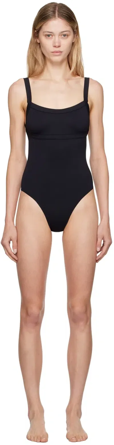 Wardrobe.nyc Black Scoop Back Swimsuit