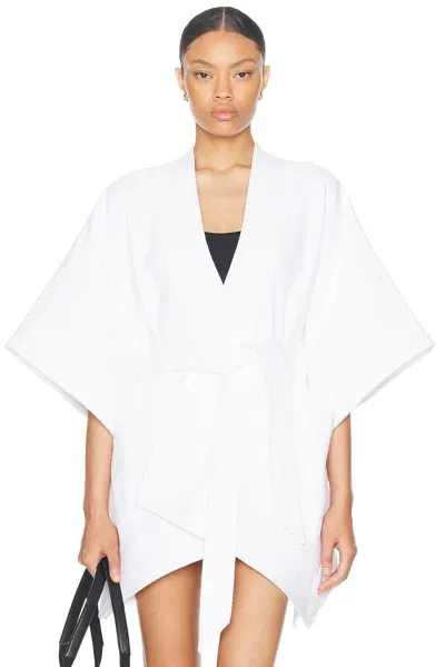 Wardrobe.nyc Brushed Kimono In White