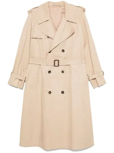 Wardrobe.nyc Cotton Trench Coat In Neutrals